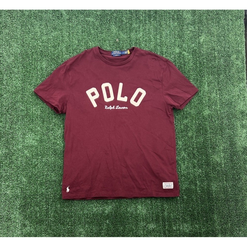 Polo Ralph Lauren Men's Classic Fit Embroidered Logo Pony T-Shirt Med Maroon
